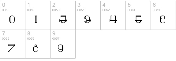 Sillbat numbers 0-9 preview