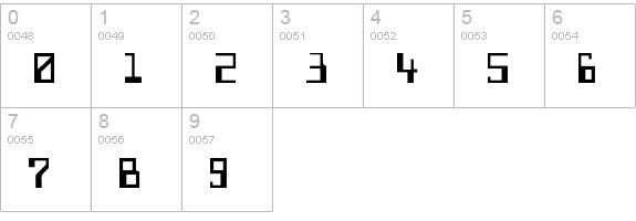 SillyconValley numbers 0-9 preview
