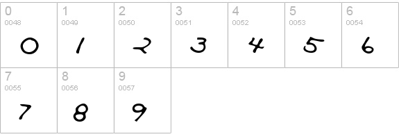 Simon numbers 0-9 preview