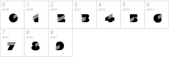 SinaloaEF numbers 0-9 preview