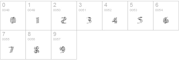 Singer-SansHard numbers 0-9 preview