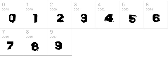 SixGunShootout numbers 0-9 preview