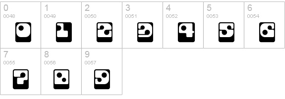 SkylabCapsule numbers 0-9 preview