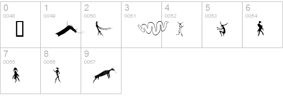 SL Rock Art numbers 0-9 preview