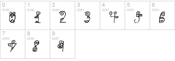 Slapstick Dental Inc. numbers 0-9 preview