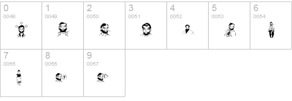 SLCortazar numbers 0-9 preview