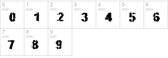 Slippy numbers 0-9 preview