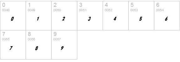 Sloe Gin Rickey numbers 0-9 preview