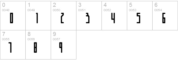 SmithPremier numbers 0-9 preview