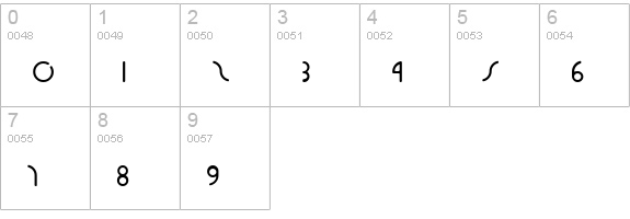 Smoke regular numbers 0-9 preview