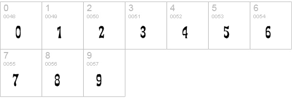 SmokeHouseWave numbers 0-9 preview