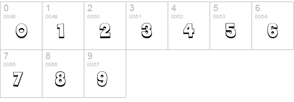 Sneakerhead BTN Shadow numbers 0-9 preview