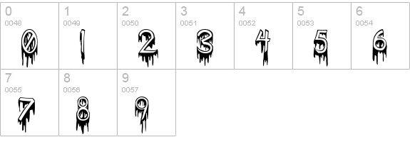 SolsticeOfSuffering numbers 0-9 preview