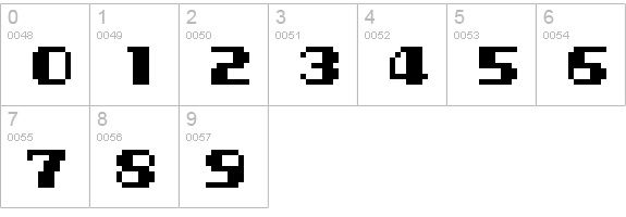 Solvalou numbers 0-9 preview