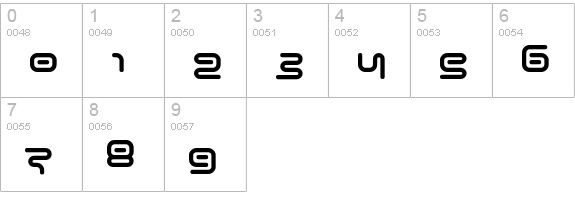 SonicEmpire numbers 0-9 preview