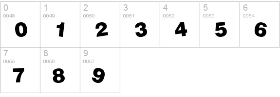 Soopafresh numbers 0-9 preview