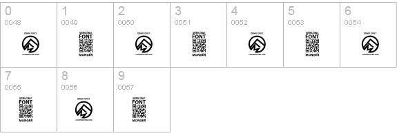 Sovereign Regular numbers 0-9 preview