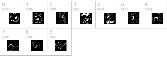 SpaceAttackTwo numbers 0-9 preview