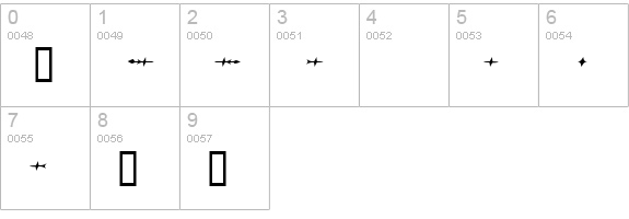 SpaceIvey Italic numbers 0-9 preview