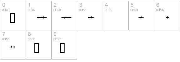 SpaceIveyExtended Italic numbers 0-9 preview