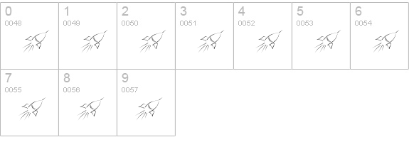 Spacey JHB numbers 0-9 preview