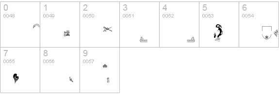 SpecialSealsP01 numbers 0-9 preview