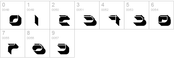 Spondulix NF numbers 0-9 preview