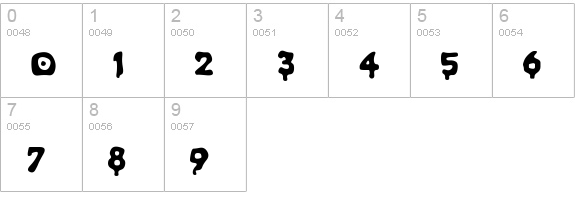 Spooky Light
 numbers 0-9 preview