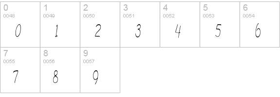 SquarePegROB numbers 0-9 preview