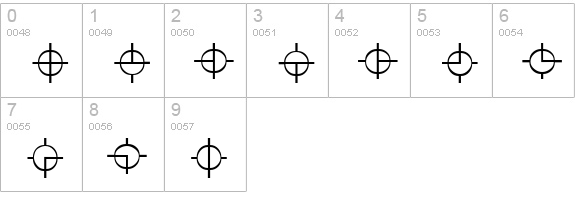ST binar numbers 0-9 preview