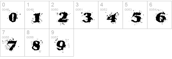 StableNo by veredgf numbers 0-9 preview