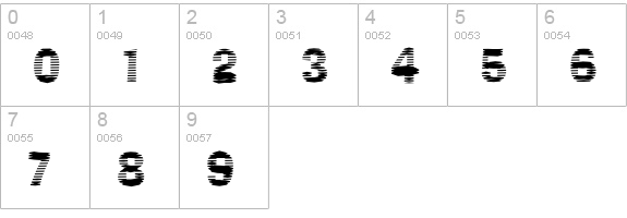Stackz numbers 0-9 preview