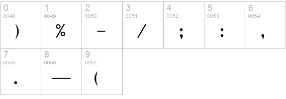 Stargorod numbers 0-9 preview