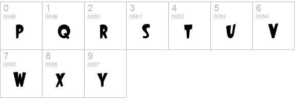 Startling numbers 0-9 preview