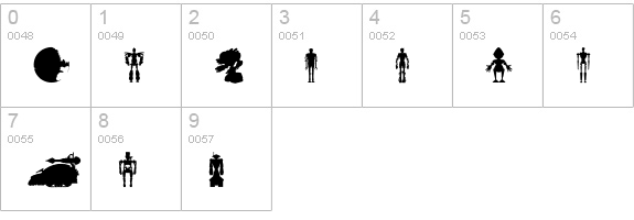 StarWars Kit numbers 0-9 preview