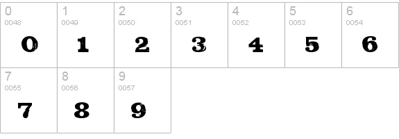 STEAK numbers 0-9 preview