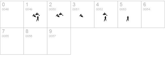 stillframes numbers 0-9 preview