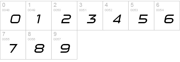 Sui Generis Light Italic numbers 0-9 preview