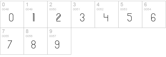 Summer numbers 0-9 preview