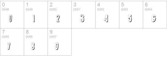 Summer Jams Outline numbers 0-9 preview