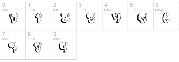SUMO numbers 0-9 preview