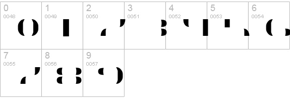 Suncatcher Fill numbers 0-9 preview