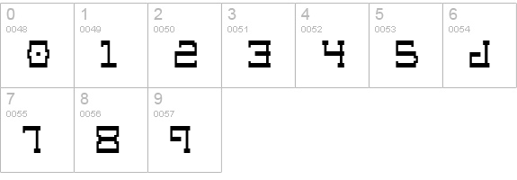 Superago numbers 0-9 preview