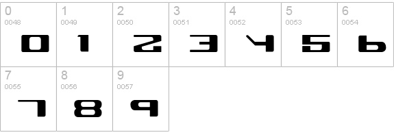 Superglue numbers 0-9 preview