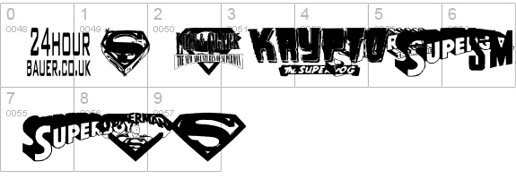 Superman Last son of Krypton Super numbers 0-9 preview