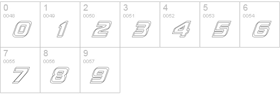 SuperMother-cool numbers 0-9 preview