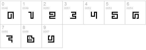 superphunky numbers 0-9 preview