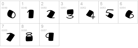 Sushi Roll
 numbers 0-9 preview