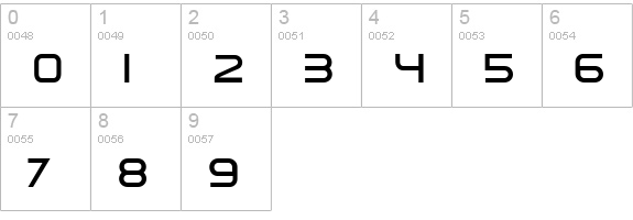 Swatch it numbers 0-9 preview