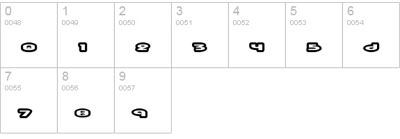 Swinkydad numbers 0-9 preview